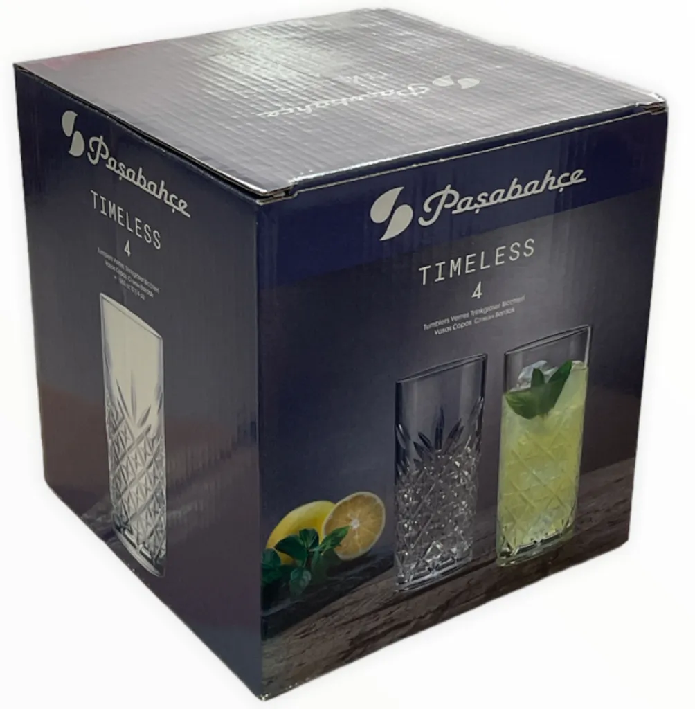 Pasabahce Timeless 520205 Longdrink Glas Wassergläser Kristall Design 4´er Set Transparent 365 Ml 12 Pasabahce Timeless 520205 Longdrink Glas Wassergläser Kristall Design 4´er Set Transparent 365 Ml - Image 10