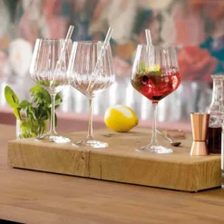 Nachtmann Gin&Tonic + 4 Glastrinkhalme 7574/8tlg. Tastes Good 103143 -Deutschland Herd Geheimnis Verkaufs-Shop f7838c04a1515c24f8ce96247a34dfcf