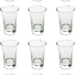 Schnapsgläser Shooter Stamper Glas Klassische Leichte V-Form 40 Ml 12 Stück