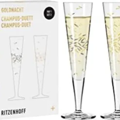 Goldnacht Champagnerglas-Set H22 Von Ritzenhoff Design Team -Deutschland Herd Geheimnis Verkaufs-Shop fe9cd2fc4ceead041ec47ebf95eed7f1