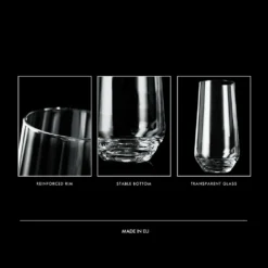 KROSNO Splendour Longdrinkgläser, 6er-Set, 480 Ml -Deutschland Herd Geheimnis Verkaufs-Shop ffcd1f22be394cb7a247d7d4817a0e2b